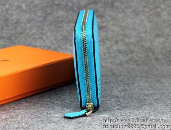 コーチ 財布 coach 人気定番豊富な レディース財布 長財布 ジップウォレット ブルー レザー 本革 春夏新作