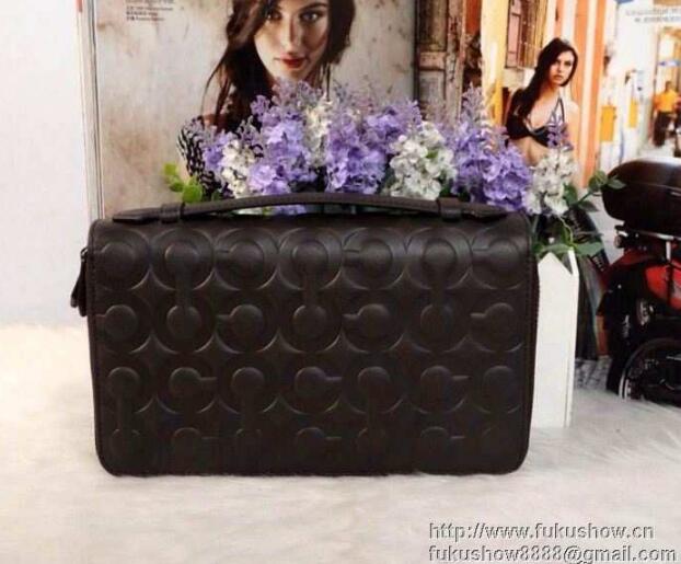 COACH 偽物 数量限定低価 コーチ 財布 レディース 長財布 ダブルファスナーウォレット レザー 本革 新作 ブラック ブラウン