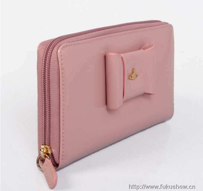 ヴィヴィアン ウエストウッド VIVIENNE WESTWOOD 財布 レディース 二つ折り小銭入れ 長財布 ウォレット ピンク 大人気 リボン