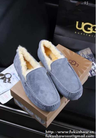 秋冬お買い得大人気UGG アグ アスコット 1016593 5775 ボア スエード モカシンシューズ ムートン フラットシューズ 3色可選