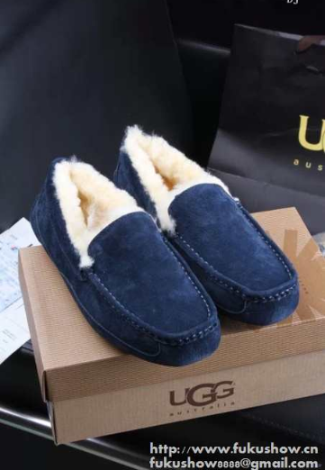 秋冬お買い得大人気UGG アグ アスコット 1016593 5775 ボア スエード モカシンシューズ ムートン フラットシューズ 3色可選