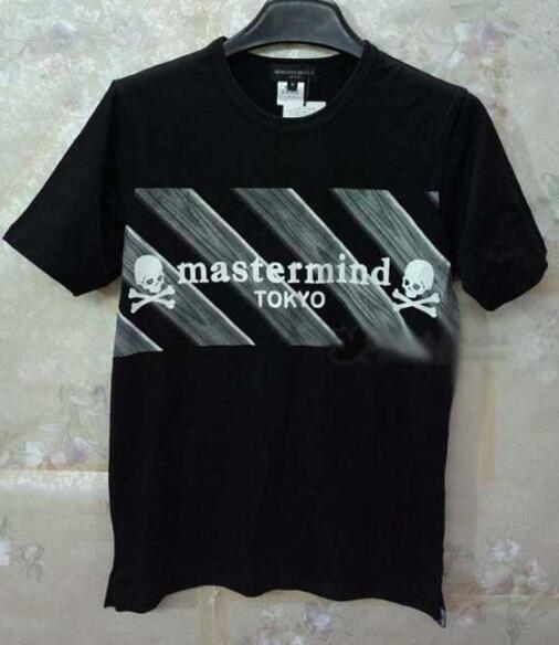 tシャツ ブランド メンズ スカル マスターマインドジャパン Mastermin Japan 2017 超激得大人気 半袖 Tシャツ コットン ブラック クールネック
