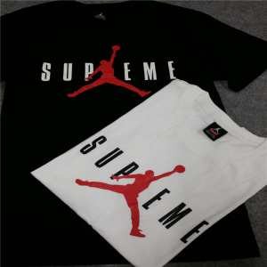高級感演出 2015 Supreme x Air Jordan 半袖Tシャツ 2色可選
