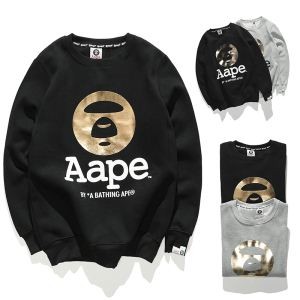 2016春夏 高級感溢れるデザイン a bathing APE ベイシングエイプ メンズ プルオーバーパーカー 2色可選