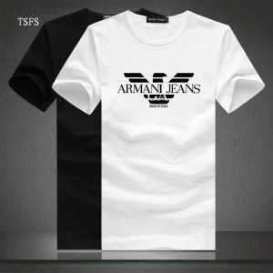 首胸ロゴ 2016春夏 ARMANI アルマーニ 半袖Tシャツ 2色可選