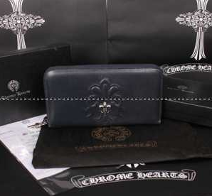 品質保証低価CHROME HEARTS クロムハーツ REC F ZIP ＃2 レザーステッチド BSフレア レザー ラウンドファスナー 長財布
