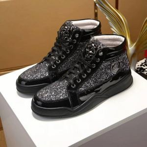 個性的なデザイン フィリッププレイン PHILIPP PLEIN ハイトップシューズ2017秋冬季超人気