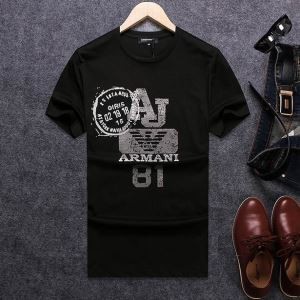 美品！ 2018春夏新作 半袖Tシャツ アルマーニ ARMANI 3色可選 抜群の雰囲気が作れる!