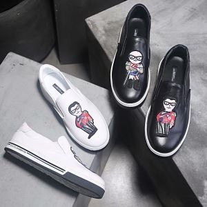 カジュアルシューズ2018年春夏絶対手に入れたい! 2色可選ドルチェ＆ガッバーナ DOLCE & GABBANA