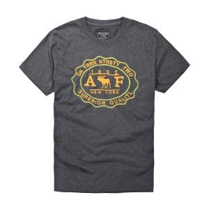 半袖Tシャツ ストリートの王道！ 2色可選 2018fw トレンド アバクロンビー&フィッチ Abercrombie & Fitch