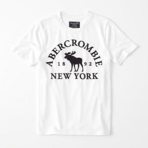 アバクロンビー&フィッチ Abercrombie & Fitch 半袖Tシャツ 3色可選 2018夏のトレンド 若者世代に人気が高い