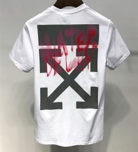 とても爽やかな着心地  2色可選  Off-White オフホワイト  半袖Tシャツ  2019年春の新作コレクション