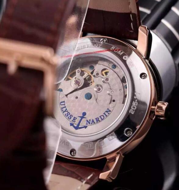 ULYSSE nardin 時計 クラシコ ルナ 人気セール定番 男性用腕時計 ユリスナルダン コピー メンズ ブラック ホワイト ゴールド 5色可選