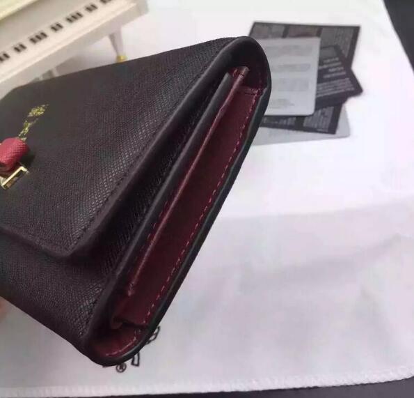 超激得高品質 エムシーエム 財布 2017春夏 レディース 長財布 ブラック 限定セール レザー MCM リボンデザイン ロングウォレット